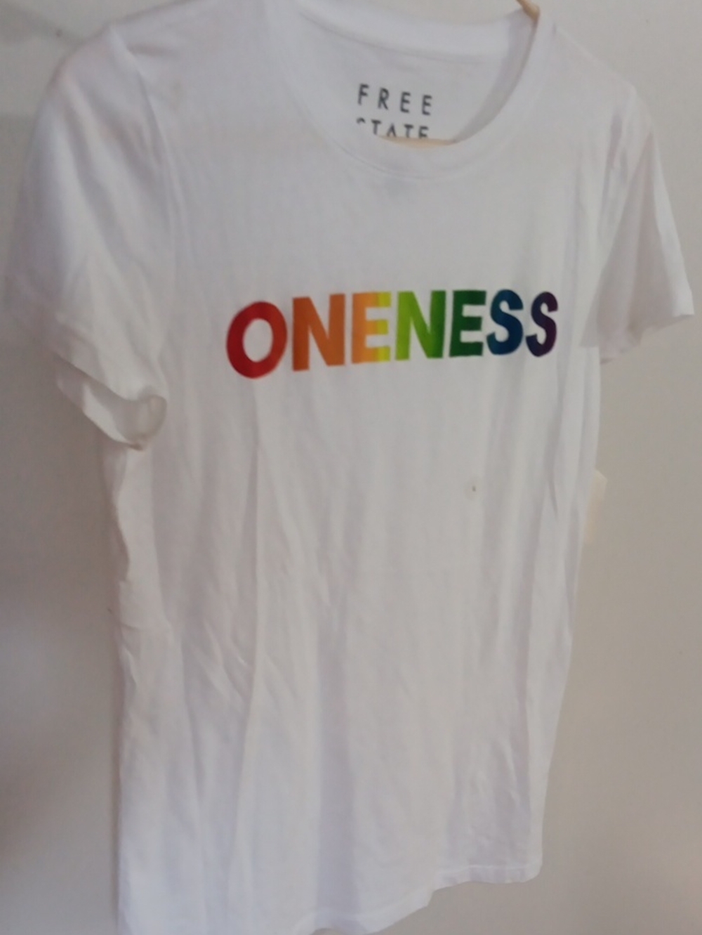 'ONENESS' Rainbow Graphic Tee